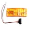 Truck-Lite 22 Series, w/Gasket, Incandescent, Yellow Rectangular, 1 Bulb 22004Y3 - alternate 3